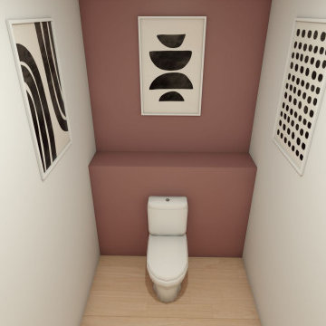 plan 3D de Toilettes