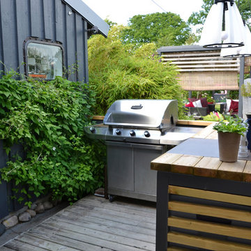 Backyard for outdoor entertaining