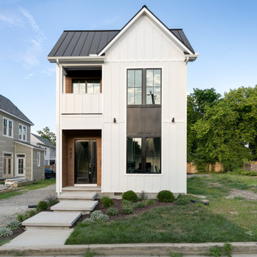 Modern White Home Exterior