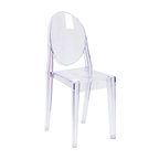 Clear Plastic Stack Chair Fh-111-Apc-Clr-Gg
