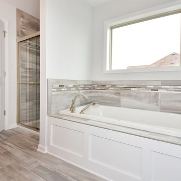 Master bath soaker tub and shower