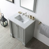 Sink Vanity With Quartz Top, Cool Gray, 30"