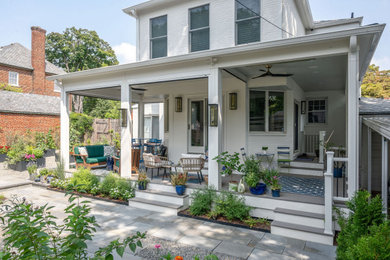 This is an example of a transitional porch design in DC Metro.