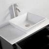 Vanity Art Vanity Set With Vessel Sink, Espresso, 30", Standard Mirror