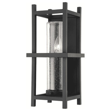 Troy Carlo Wall Sconce in Textured Black