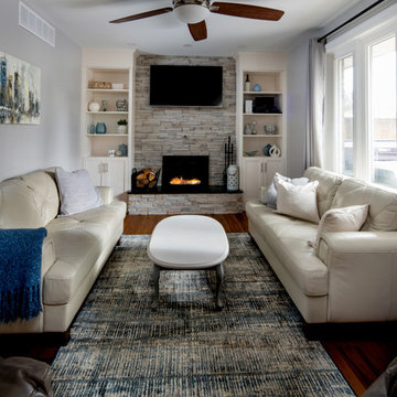 Interior Renovation: Serene Living Room