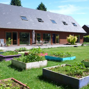 Conception général d'une maison en ossature bois, autonome