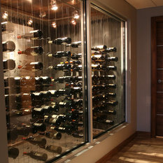Modern Wine Cellar Ottawa Property of Cable Wine Systems Inc.