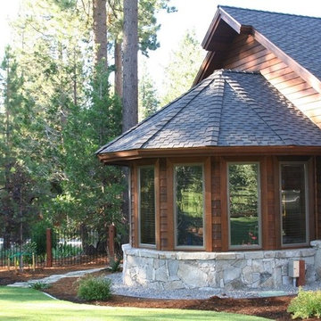 Incline Village, NV: Refined Mountain Rustic custom residence