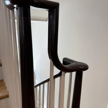 Project #142 | Transitional Staircase with Over-the-Post Balustrade