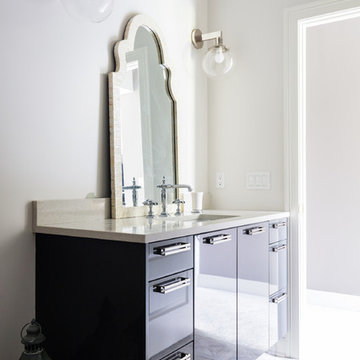 Au Pair Bathroom, Cos Cob, Greenwich New Residence