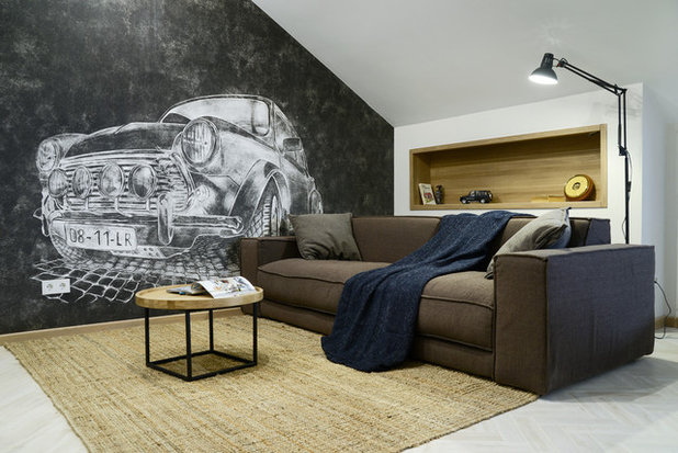 Современный Гостиная by Interior designers Pavel and Svetlana Alekseeva