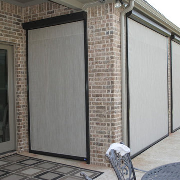 Existing home motorized screens