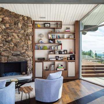 Mid century modern meets Transitional design in La Canada Flintridge