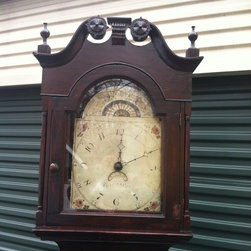 Antique Grandfather Clock - Floor And Grandfather Clocks