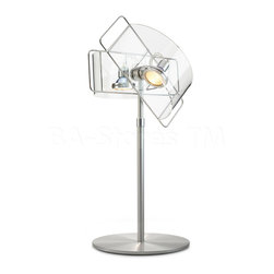 Gloss Table Lamp with Acrylic Shade - Table Lamps