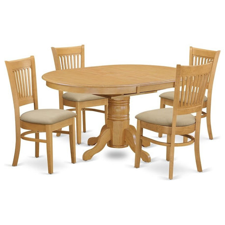 5-Piece Dining Set-Table And 4 Dinette Chairs.