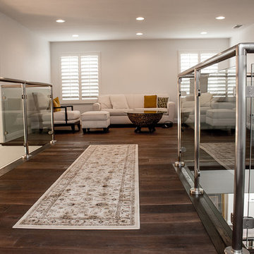Glendale - Glass Railing Loft Addition