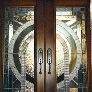 Stained Glass Doors
