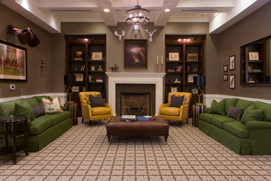 Inspiration for a living room remodel in Denver
