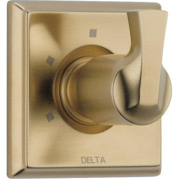 Delta Dryden 3-Setting 2-Port Diverter Trim, Champagne Bronze, T11851-CZ