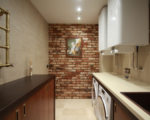 Industrial Laundry Room Design Ideas, Remodels & Photos