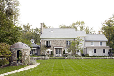 Traditional exterior home idea in New York