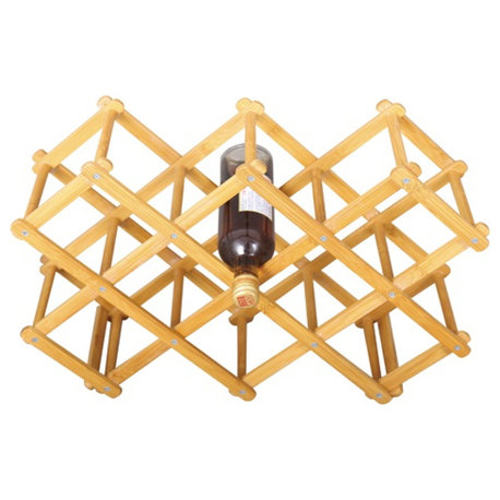 Timber Valley 8 Bottle Bamboo Tabletop Wine Rack