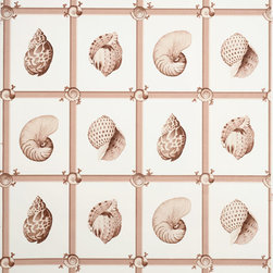 Kamalama Cay Lattice: Sepia - Wallpaper