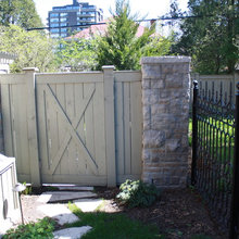 Cast iron fence