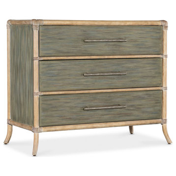 Hooker Furniture 6950-90017 Retreat 40"W 3 Drawer Maple and - Green