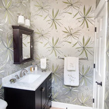 Entry powder wallpaper effect