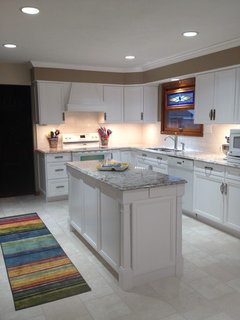 Kitchen island without seating