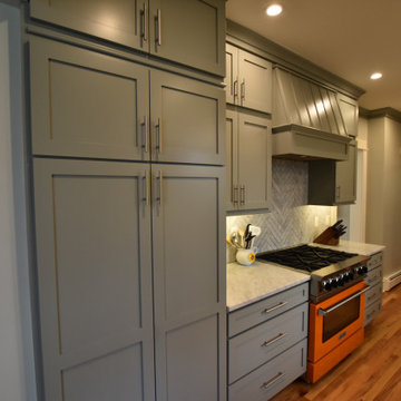 Transitional Kitchen, Master and Guest Bath Update in Historical Denver Square