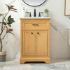 24" Single Bathroom Vanity, Natural Wood, Vf15024Nw