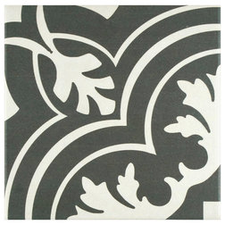 Contemporary Wall And Floor Tile 7.75"x7.75" Thirties Ceramic Floor/Wall Tiles, Set of 25