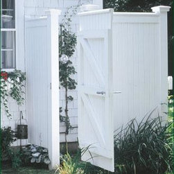 Custom Cellular Vinyl Shower Enclosure - Sheds