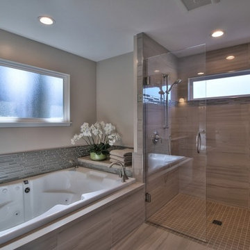 Campbell Contemporary Bathroom Remodel - Master Bathroom