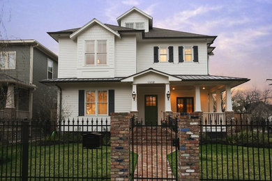Inspiration for a timeless exterior home remodel in Houston