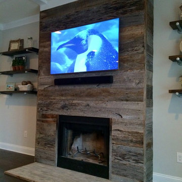 Barn Wood Hearth | Welch Residence