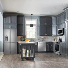 dark kitchen cabinets