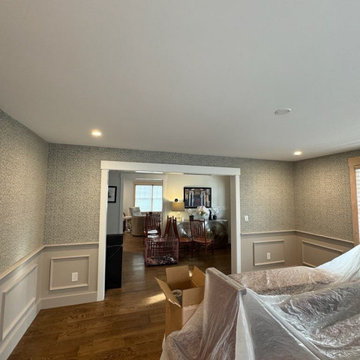 Wallpaper installation Living Room in Lancaster
