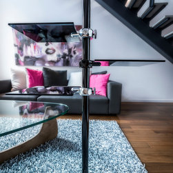 MOFO Pole | Modern T.V Stand System - SHELVING - Display And Wall Shelves 