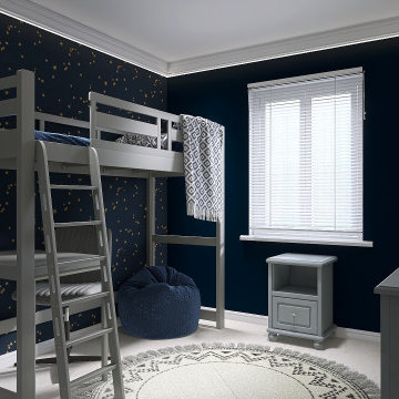 Full Home Design – 3D Interiors for Bedrooms, Family Room & Closets