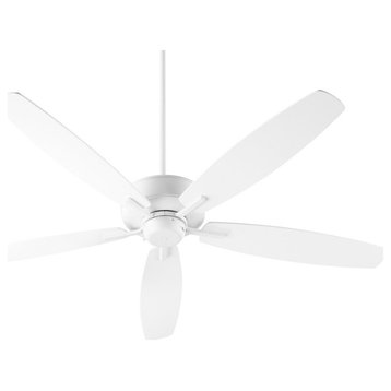 Quorum Breeze 60" 60" 5-Blade Ceiling Fan 7060-8 - Studio White
