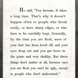 The Book Collection Velveteen Rabbit Art Print - Picture Frames