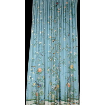 hand painted wallpaper/ Embroidered wallpaper and other hand painted prodcuts