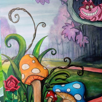 Alice in Wonderland Themed Room