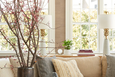 Elegant home design photo in Boston