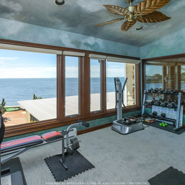 Amazing New Windows in Terrific Home Gym - Renewal by Andersen Long Island